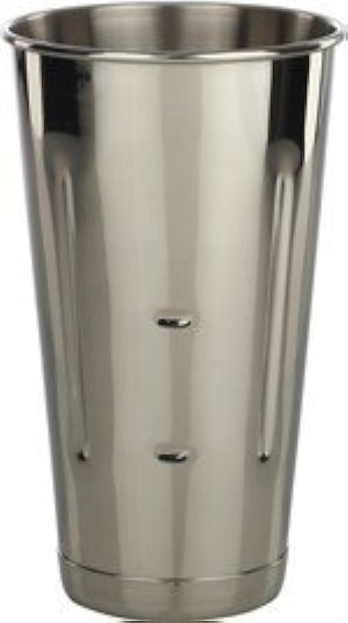 Libertyware Stainless Steel Malt Milkshake Mixer Cup - 30 oz, Silver