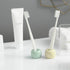 Mini Ceramics Toothbrush Holder Stand for Bathroom Vanity, Handmade Couple Holder, Pack of 2