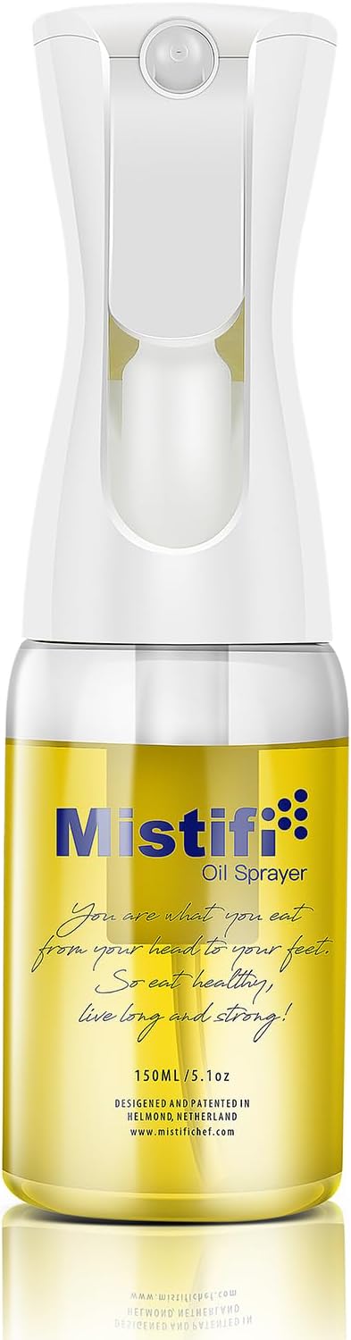 Mistifi Glass Oil Sprayer/Mister 5.1 fl oz (150ml), For Cooking Oil, Olive