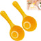 DOERDO 2PCS Plastic Rice Paddle Food Service Spoon, Semicircular Spoon for Rice and Sushi Making