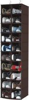 Libeder Hanging Shoe Organizer for Closet, Hanging Closet Organizers 20 Section Shoe Shelves,