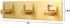 Picowe Key Holder for Wall, Adhesive Stainless Steel Key Hooks, Key Organizer, Towel Hook, Coat Hanger - Golden 1PCS
