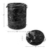 Wakeman Collapsible Trash Can, 44-Gallon Portable Garbage Bin with Zippered Lid for RV, Camping, Parties, Yard Waste