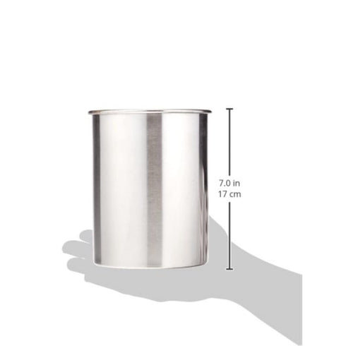TableCraft Products Stainless Steel Brushed HU2 Utensil Holder