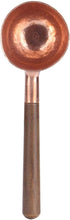 Measuring Scoop Spoon, Red Copper Coffee Measuring Spoon with Black Walnut Handle for Tea, Sugar, Salt, Flour