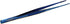 O'Creme Stainless Steel Precision Kitchen Tweezer Tongs, 6.25" with Fine Tip (Blue)