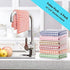 LAZI Kitchen Dish Towels, 6 Pack Bulk Cotton Dish Cloths, 16 Inch x 25 Inch for Drying Dishes