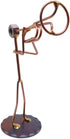 Mellophone Collectible Handmade Metal Art Figurine, Desk Accessories, Trophy, Office Décor, Business Professional Gift