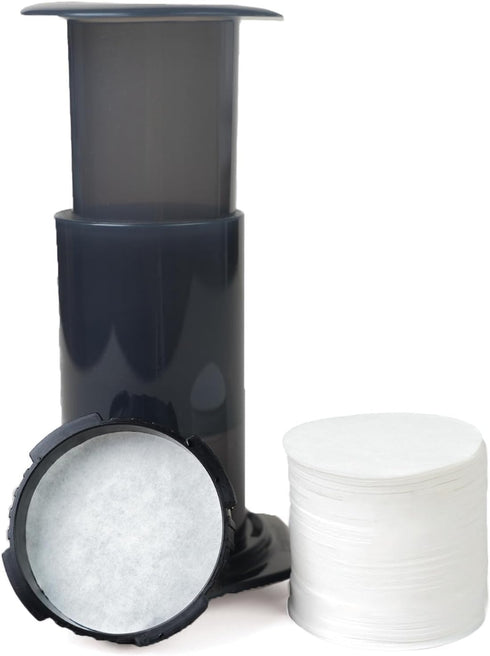 500-Count Replacement Paper Filters, Round Disposable Coffee Filters Compatible with Aeropress Coffee Makers