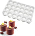 24 Cavity Cylinder Silicone Cake Mold for Cookies, 3D Handmade Kitchen Baking Tools, Reuse Decorating Mousse (B_