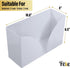 Paper Towel Holder Dispenser for Countertop, Kitchen or Bathroom - White Acrylic Napkin Holders Great Disposable Hand Towel Tray for Z-Fold, C-Fold, MultiFold Trifold - Commercial or Home Use by Fete
