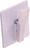 Hardware Essentials 852987 Spring Clip Hook, White Adhesive Backed, 2-Pack