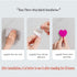 6 Pack Heart Shaped Decorative Wall Hooks, Stainless Steel Strong Adhesive Hooks for Home Kitchen Bathroom