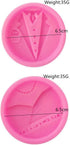 Bride and Groom Fondant Mold Set - Tuxedo Wedding Dress Cake Topper Decorating Chocolate Candy Polymer Clay Resin Epoxy