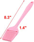 uxcell Silicone Family Bakery Cookie Cake Baking Tool, Cream Butter Pastry Brush, Pink