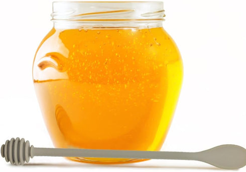 2 PACK Syrup Dipper Honey Dipper Stick Silicone, Long Handle Syrup Dipper Stick, Honey Mixing Stirrer Spoon, Honey Wand