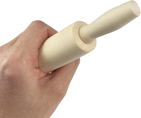 Miokun 24 Pack 7.9 Inch Wood Small Rolling Pin for Kids, Kids Rolling Pin for Home Kitchen