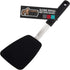 Gorilla Grip Nonstick Silicone Spatula, 11.6 Inch Black, Heat Resistant, BPA-Free, Flexible Head, Stainless Steel Handle