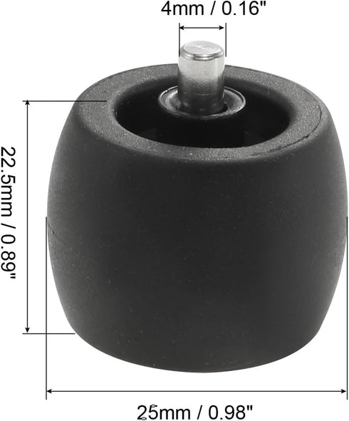 PATIKIL Replacement Front Wheel Part Accessories for R101AE RV1001AE UR1100SRUS AV1002AE AV1010AE RV100AE Robot Vacuum Cleaner
