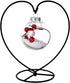 WAJJ Big Heart-shaped Ornament Display Stand Iron Pothook for Hanging Glass Terrarium - Creative Home Garden Wedding