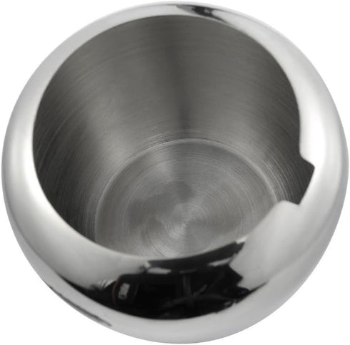 Stainless Steel Sugar Bowl with Lid and Spoon, Apple Seasoning Jar, Condiment Pot, Spice Container Cruet