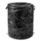 Wakeman Collapsible Trash Can, 44-Gallon Portable Garbage Bin with Zippered Lid for RV, Camping, Parties, Yard Waste