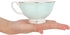 Cup & Saucer Set Bone China Porcelain Tea Coffee Cup for Breakfast Afternoon Tea - Blue Stripe Pattern (1)