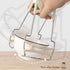 Hot Plate Gripper, UNOSCHRIM Stainless Steel Bowl Clip Set, 2 Piece Folding Hot Dish Plate Clip, Off-white