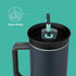 Owala Stainless Steel Triple Layer Insulated Travel Tumbler - 40 oz with Spill Resistant Lid, Straw & Carry Handle