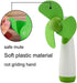 JDYYICZ Mini Handheld Fan Personal Fan Battery Soft Foam Blades Powered for Home and Travel (Green 1pcs) by JDYYICZ