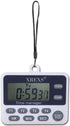 XREXS 4-Channel Digital Kitchen Timer Clock - Large LCD Display, 4 Groups Simultaneous Timing Countdown