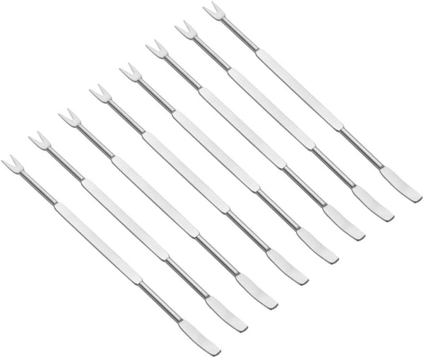 lasenersm 8-Piece Stainless Steel Lobster & Crab Forks, Nut Forks, Silver Seafood Picks