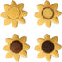 Sunflower Cookie Cutter Set - 3 Piece (3.8", 3.1", 2.6") for You Are My Sunshine Baby Shower Birthday Decorations