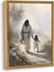 ARTZIO Canvas for Painting with Framed Jesus Religious Wall Art, Home Kids Girls Room Decor, 8x10in Ready to Hang