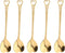 10-Piece Heart-Shaped Stainless Steel Dessert Spoon Set for Home, Restaurant, Cafe, and Bar, Elegant Design
