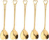 10-Piece Heart-Shaped Stainless Steel Dessert Spoon Set for Home, Restaurant, Cafe, and Bar, Elegant Design