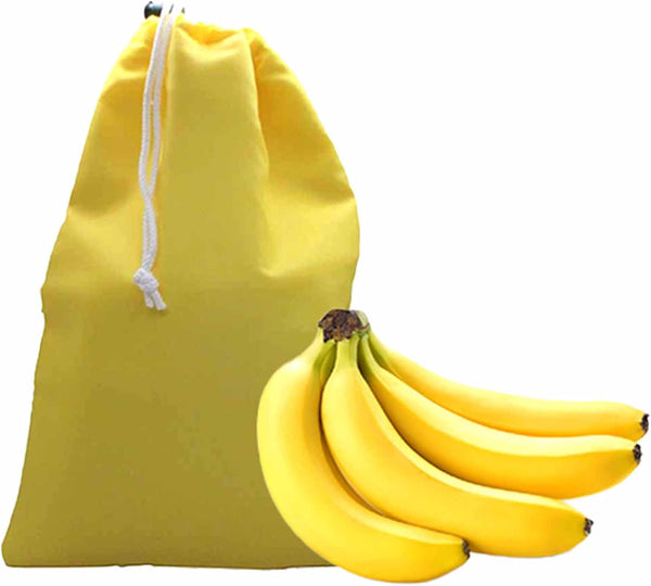 Gadgetime USA - Banana Drawstring Preserve Bag to Keep Fresh for Longer & Prevent