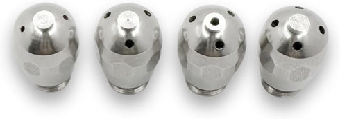 Steam Nozzle Set for Espresso Machines - 4 Piece Set Fits M10-10mm Nozzles for Rocket, ECM, La Spaziale, and More