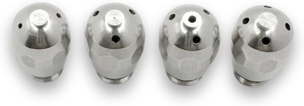 Steam Nozzle Set for Espresso Machines - 4 Piece Set Fits M10-10mm Nozzles for Rocket, ECM, La Spaziale, and More