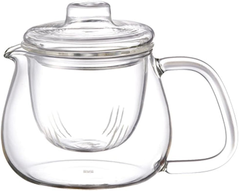 KINTO UNITEA Teapot, 15.2 fl oz (450 ml), Heat-resistant Glass, Dishwasher-safe, Gift