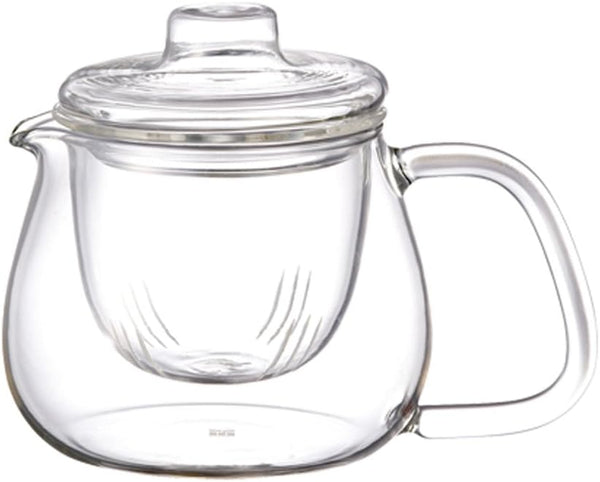 KINTO UNITEA Teapot, 15.2 fl oz (450 ml), Heat-resistant Glass, Dishwasher-safe, Gift