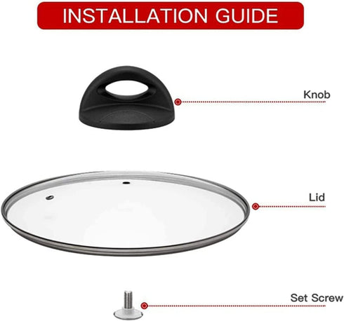 Universal Replacement Knob for Pot Lid, Compatible with Rival Crockpot and Kitchen Cookware