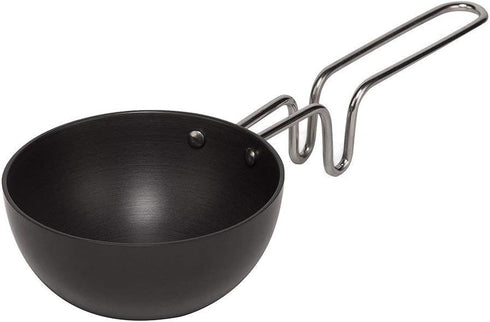 Hard Anodized Aluminium Tadka Pan,Hard Anodized Mini Fry Pan/Tadka Pan,Dal Tadka Pan Black by IVAAN