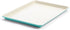 GreenLife 18.5" x 13.5" Healthy Ceramic Nonstick Half Cookie Sheet Baking Pan, PFAS-Free, Turquoise