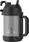 Sports Water Jug - Gallon Water Bottle - Large Insulated Stainless Steel