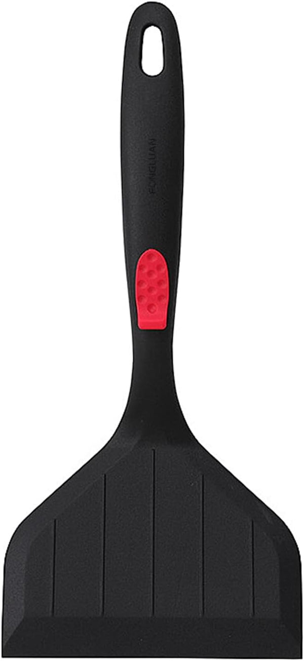 Silicone Wide Turner/Spatula, Nonstick Kitchen Spatulas for Cooking & Serving, Heat-Resistant BPA Free Cooking Utensils