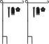 YEAHOME 2PC Garden Flag Holder Stand, Premium Weather-Proof Metal Flagpole for Outdoor Garden Decor