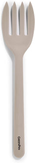 GreenPan Silicone Ultimate Fork, Mixing and Serving Kitchen Utensil, Heat-Resistant, Nonstick Cookware, Taupe