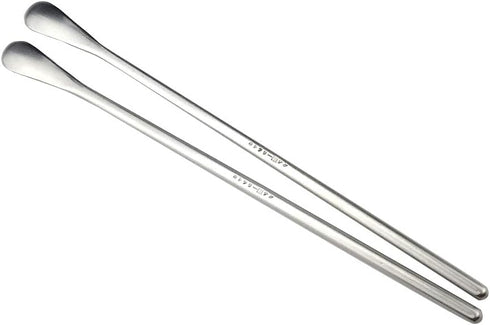 JASHII Matte Long Handle Spoon, Cocktail Mixing Stirring Spoons, 8.6 inch Brushed SUS304 Stainless Steel