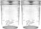 Ball Regular Mouth Mason Jars with Lids & Bands, Half Pint, 8-oz (2-Pack)